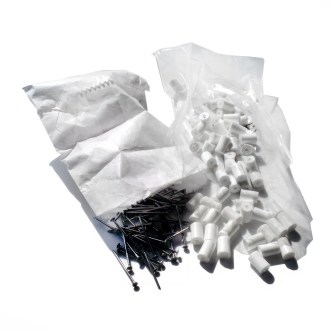 Odstepniki plastikowe 100szt  białe
